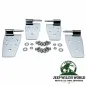 Preview: RT Off-Road Türscharnier Set Türhalteset Halb oder Vollstahltüren Edelstahl hochglanzpoliert Jeep Wrangler YJ TJ (1987-2006)