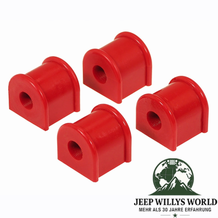 Sway Bar Bushing Set Rear Ø 16 mm Red Jeep Cherokee 84-01