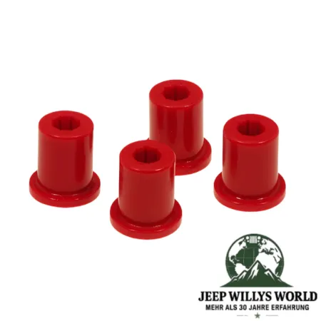 Prothane Leaf Spring Shackle Bushing Set Rear Red Jeep CJ5 CJ7 CJ8 (1976-1986)