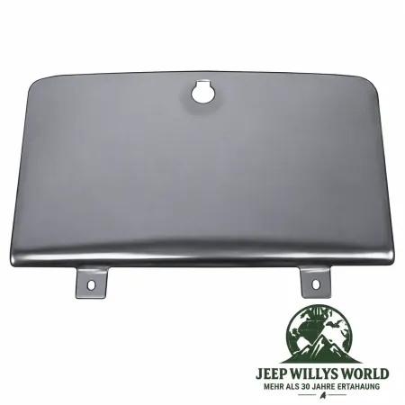 OMIX-Ada Handschuhfachdeckel aus Edelstahl poliert Jeep CJ5 CJ7 CJ8 (1976-1986)