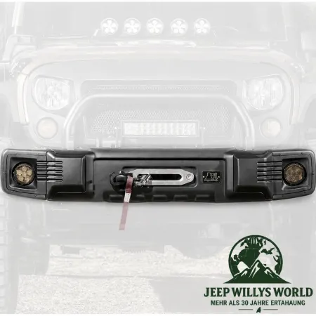 Rugged Ridge Front Bumper Spartacus Stubby Steel Jeep Wrangler JK (07-18)