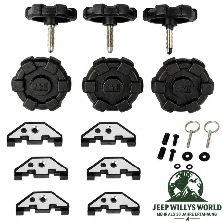 Rugged Ridge Hardtop Schnellverschluss Set. Jeep Wrangler JK 4-türer (07-18)