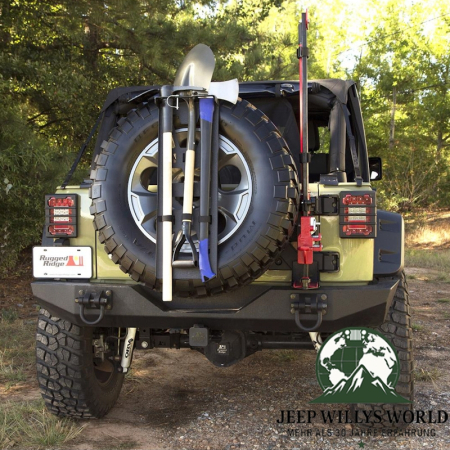 Reserverad Werkzeughalter Rack Jeep CJ Wrangler 76-