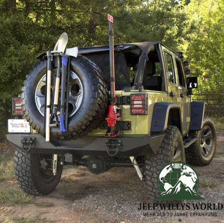Reserverad Werkzeughalter Rack Jeep CJ Wrangler 76-
