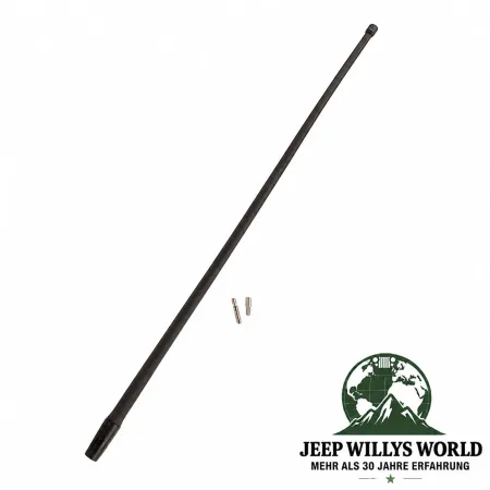 Rugged Ridge Antennenstab Flexibel 53cm Jeep Wrangler TJ JK JL / Gladiator JT (1996-2026)