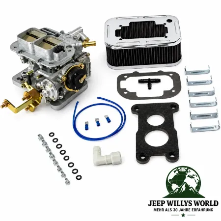 OMIX-Ada 2-Barrel Performance Doppelvergaser mit elektrischem Choke Jeep CJ5 CJ7 CJ8 2,5L (1980-1986)