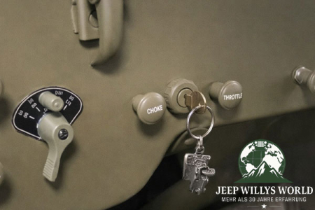 Chokezug mit Knopf Jeep Willys MB + Ford GPW 41-64