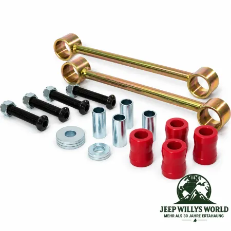 Rugged Ridge Stabilisatorstangen Set hinten +63mm 2,5" Höherlegung Jeep Wrangler JK (07-18)