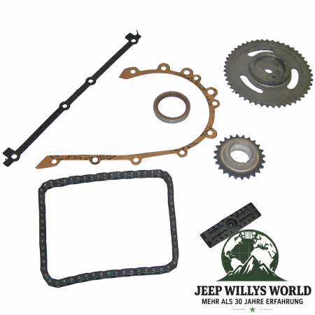 Steuerketten Set mit Dichtsatz 2,5 L 4 Zyl. Jeep CJ + Wrangler + Cherokee 83-02