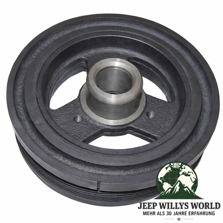 Crankshaft Harmonic Balancer 2,5 + 4,2 L Jeep CJ + Wrangler + Cherokee 81-93
