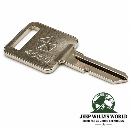 Crown Ignition Key Blank Jeep CJ5 CJ7 CJ8 / Wrangler YJ / Cherokee XJ / Comanche MJ (1976-1990)