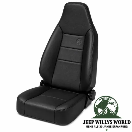 Bestop Komfort Sitz Trailmax II Sport vorne rechts oder links Black Crush Jeep CJ5 CJ7 CJ8 / Wrangler YJ TJ (1976-2006)