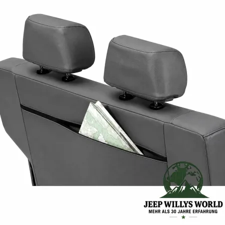 Bestop Rücksitzbank umklappbar und faltbar, inkl. Kopfstützen Grau Denim Jeep Wrangler TJ (1996-2006)