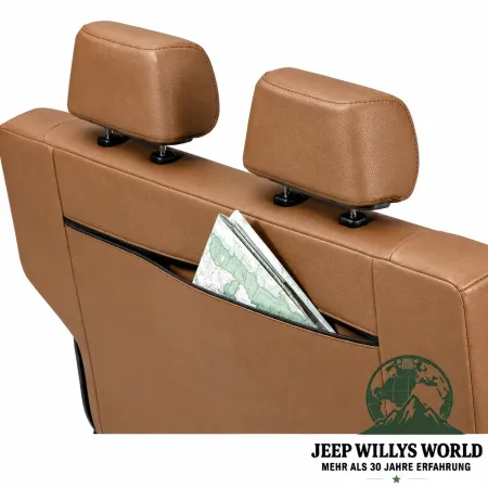 Bestop Rücksitzbank umklappbar und faltbar, inkl. Kopfstützen Spice Denim Jeep Wrangler TJ (1996-2006)