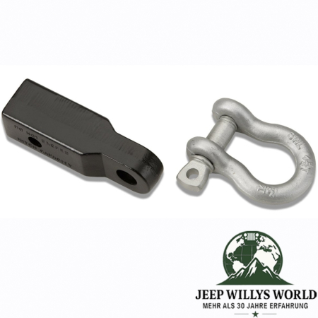 US Receiver Recovery Hitch with D-Ring Universal Jeep