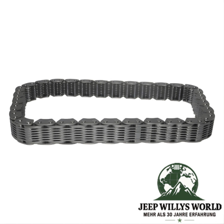 Getriebekette mit 31 Gliedern und 25,4mm Breite für NP231 Verteilergetriebe. Jeep Cherokee XJ / Wrangler YJ / TJ / Grand Cherokee ZJ / ZG / Comanche MJ / Liberty KJ (1987-2007).