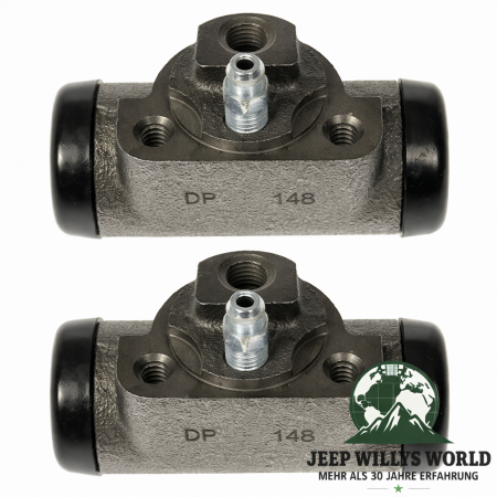 Radbremszylinder Paar hinten links + rechts ohne ABS Jeep Wrangler + Cherokee 90-01