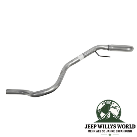Endrohrbogen (aluminisiert) mit 2" (50,80 mm) Rohreinang für 4,0L und 5,2L Benzin Motor. Jeep Grand Cherokee ZJ / ZG (1992-1995).