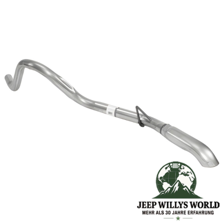 Endrohrbogen (aluminisiert) mit 2" (50,80 mm) Rohreinang für 4,0L und 5,2L Benzin Motor. Jeep Grand Cherokee ZJ / ZG (1992-1995).