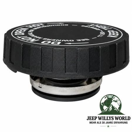 Gates Radiator Cap 17 Lbs. Jeep Wrangler JK, Cherokee KJ, KK,  Patriot MK, Compass MK, Grand Cherokee WJ, WK (02-18)