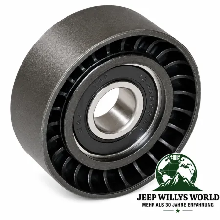 Crown Umlenkrolle Spannrolle Laufrolle rechts oben mit Flachriemen Jeep Wrangler JK, JL  3,0L + 3,6L (12-24)