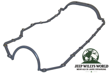 Ölwannendichtung einteilig Jeep CJ + Wrangler + Cherokee 2,5 L 83-02