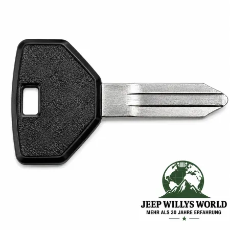 Crown Ignition Key Blank Jeep Wrangler YJ / Cherokee XJ / Grand Cherokee ZJ (1992-1993)