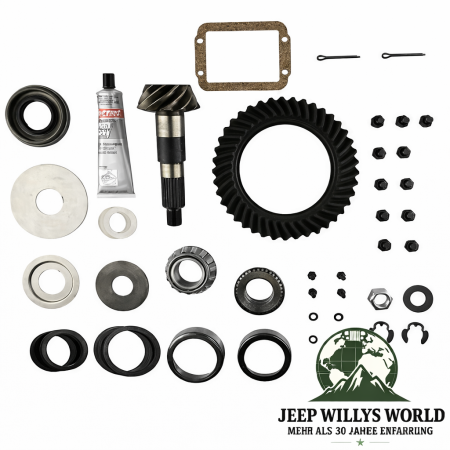 Kegelrad & Tellerrad Set vorne Dana 30 Ratio 3.73 Jeep Wrangler + Cherokee  84-99