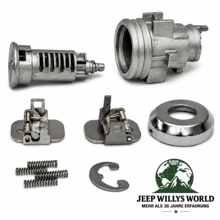 Crown Schließzylinder Set Heckklappe Hecktüre Jeep Cherokee XJ / Grand Cherokee ZJ / ZG (1995-2001)