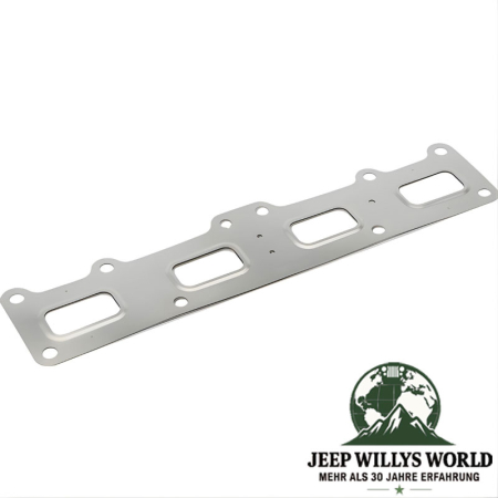 Gasket for Exhaust Manifold on 2.4L engine. Jeep Wrangler TJ / Liberty KJ (2002-2006).