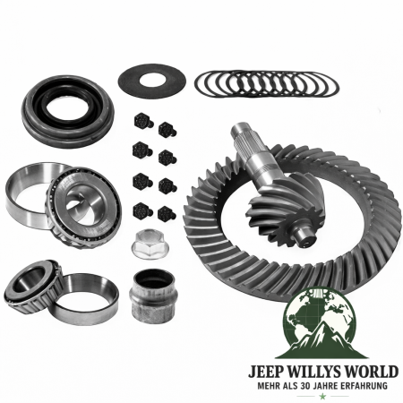 Kegelrad & Tellerrad Set vorne Dana 30 Ratio 3.55 Jeep Wrangler + Grand Cherokee 96-01.10.00