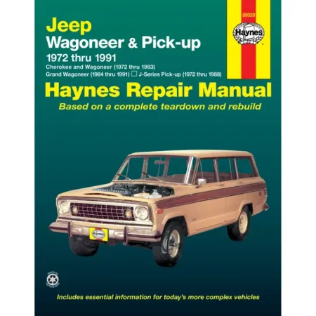 Haynes Reparaturanleitung Jeep Cherokee, Wagoneer, Grand Wagoneer, J-Series Pick-Up (72-91)