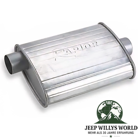 Sport Endschalldämpfer 2,0" Jeep CJ 2,5 + 4,2 L 76-86
