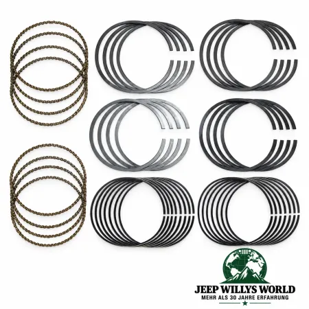 Crown Piston Ring Set Engine Standard Size Jeep Grand Cherokee WJ WG WH WK, Commander XH XK 4.7L (99-10)