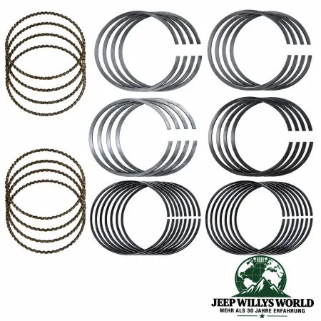 Crown Piston Ring Set Engine 0.20" Oversize Jeep Grand Cherokee WJ WG WH WK, Commander XH XK 4.7L (99-10)