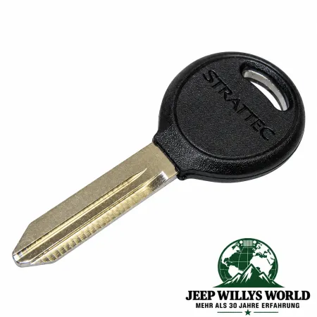 Crown Zündschlüssel Rohling ohne Wegfahrsperre Jeep Wrangler TJ, Cherokee XJ KJ, Grand Cherokee WJ (99-06)