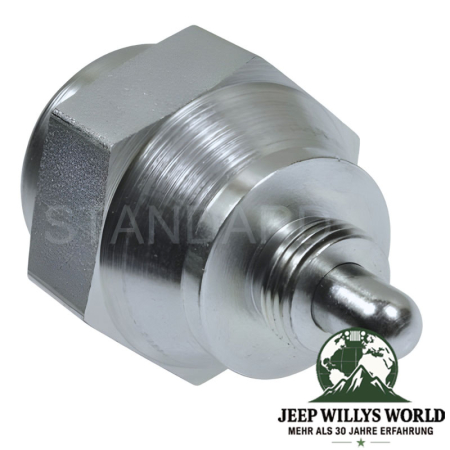 Vakuumschalter, Unterdruck, Allrad für NV231, NV241, NV241OR, NV242, NV247, MP1622C und MP3022 Verteilergetriebe. Jeep Wrangler TJ / JK / JL / Grand Cherokee WJ / WG / Gladiator JT / Liberty KJ (2003-2026), Schalter Seite abgebildet.