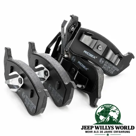 Ridex Akebono Bremsklötze Satz vorne. Jeep Grand Cherokee WJ WG (99-04)
