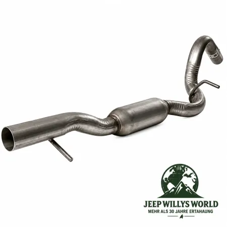 Schalldämpfer Mittelrohr für 3,8L Motor. Jeep Wrangler JK 2-türer (07-11)