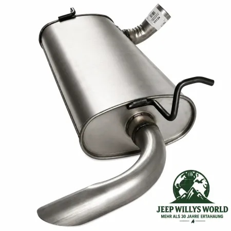 Walker Endschalldämpfer für 3,0L + 3,6L Motor. Jeep Wrangler JK (12-18)