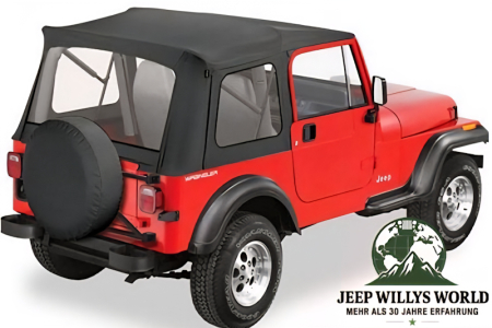 Supertop Verdeck Schwarz Jeep CJ7 Wrangler YJ 80-95