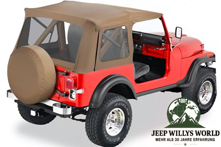 Supertop Softtop Bestop Spice Denim Jeep CJ7 Wrangler YJ 80-95