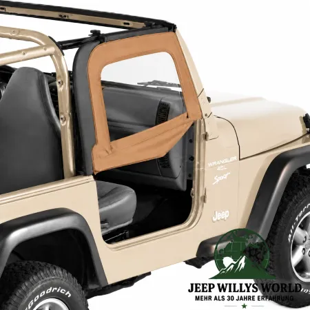 Bestop Soft Upper Doors Pair Spice Denim Jeep Wrangler TJ (1996-2006)