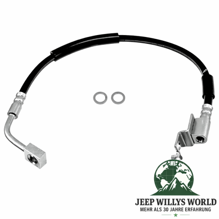 Brake Hose Front Left Jeep Cherokee 84-89