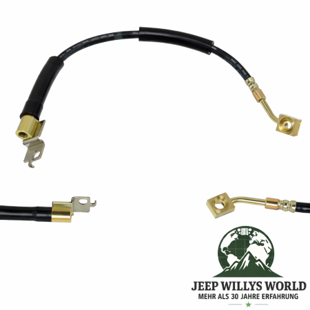 Brake Hose Front Right Jeep Wrangler + Cherokee + Grand Cherokee 90-06