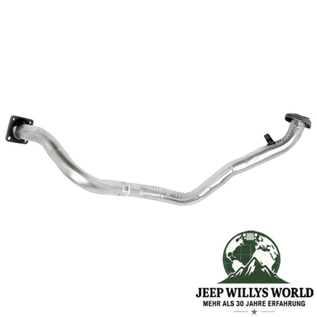 Front Exhaust Pipe (aluminized steel) for 4.2L engine. Jeep Wrangler YJ (1987-1990).