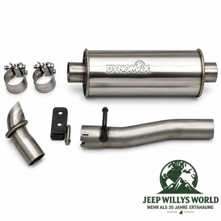 Performance Endtopf & Endrohr Ultra Flow für 3,8L Jeep Wangler Unlimited JK 4-Türer 00-06