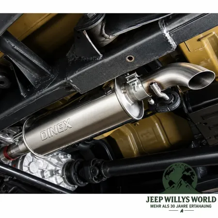 Performance Endtopf & Endrohr Ultra Flow für 3,8L Jeep Wangler Unlimited JK 4-Türer 00-06