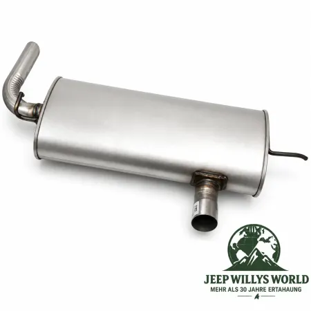 Walker Endschalldämpfer für 2,8L CRD + 3,8L Motor. Jeep Wrangler JK (07-18)