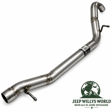 Flammrohr Hosenrohr mit zwei Katalysatoren 3,8L Jeep Wrangler JK (07-09)